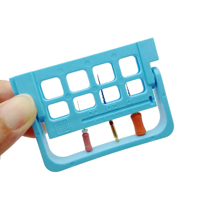 

Стоматологический 8-луночный пластиковый держатель файлов корневых каналов, блок файлов корневых каналов для эндодонтического органайзера файлов, эндодонтическая коробка