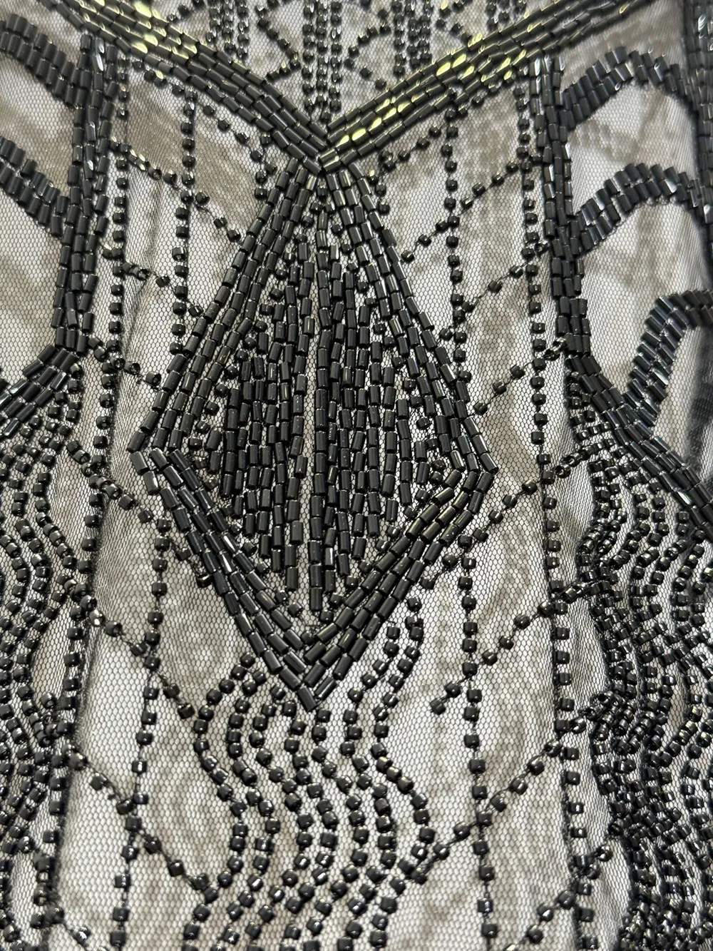 Urlaub Schwere Stickerei Samen Perlen Ärmellose Weste Frauen Mode 2-Cut Perle Handgemachte Mesh Sexy Tank Top Camis