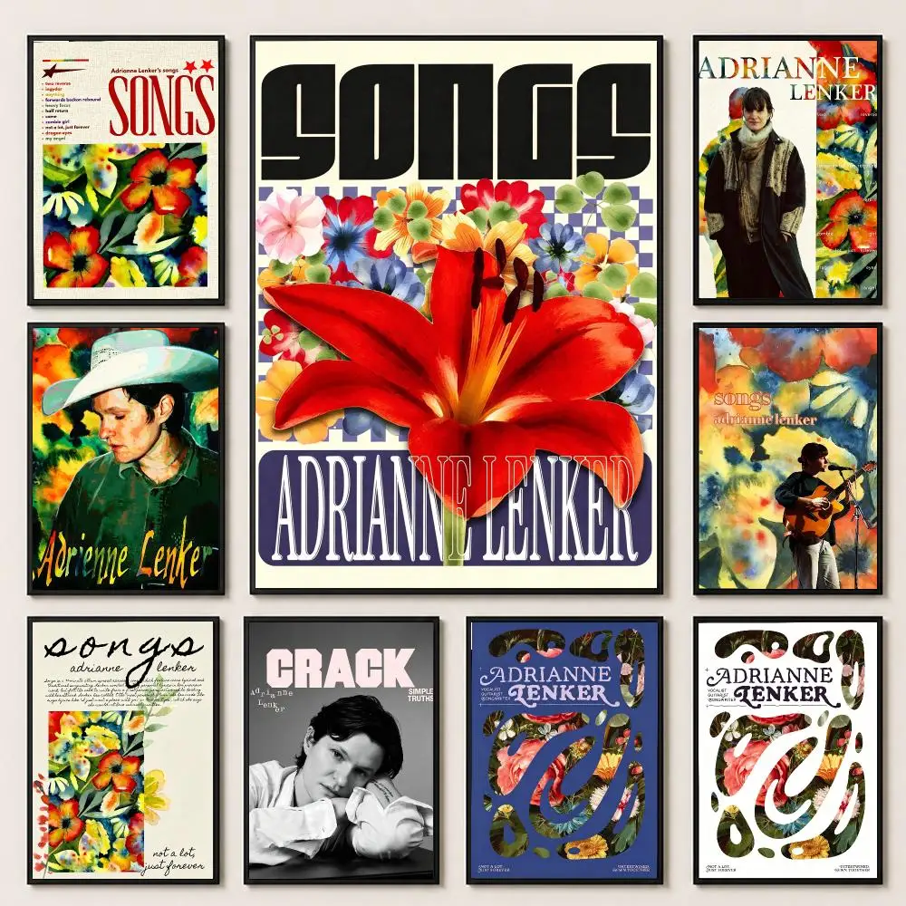 music Adrianne Lenker Poster Poster HD Printing Premium Style for Home Decor for Bedrooms Hallways Cafes Gift