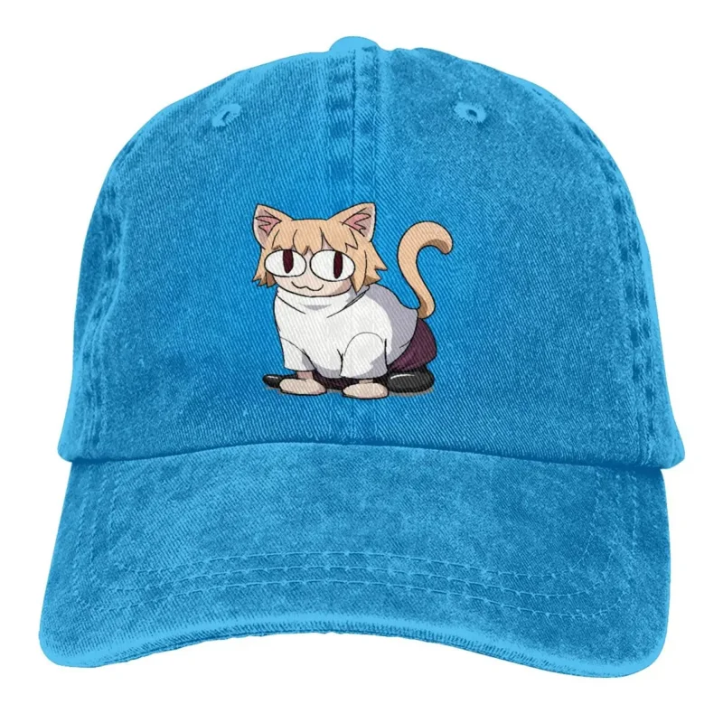 Neco Arc NECOARC Cat Multicolor Hat Peaked Women's Cap Fat Personalized Visor Protection Hats