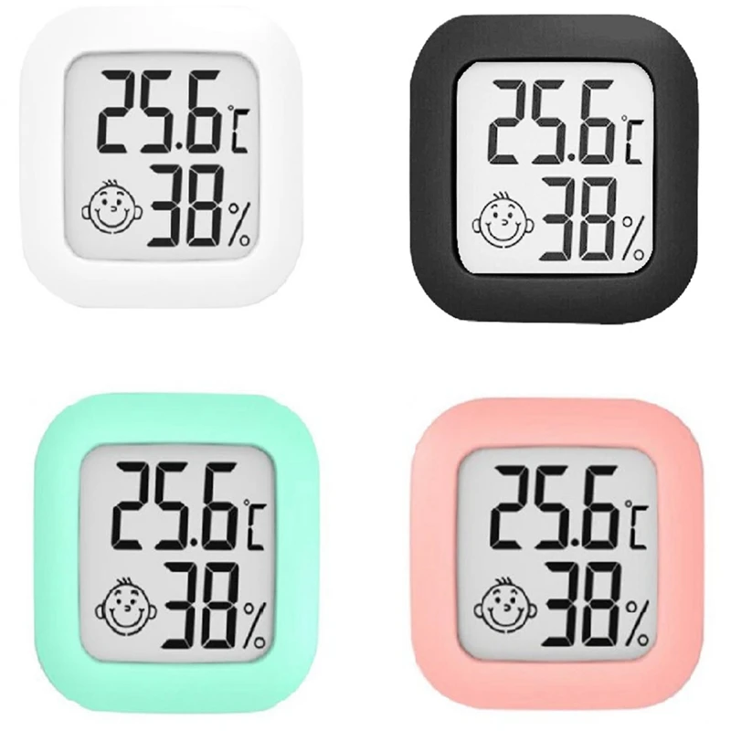 

Temperature And Humidity Meter Indoor Office Electronic Thermometer Digital Measurement Temperature Four-Color