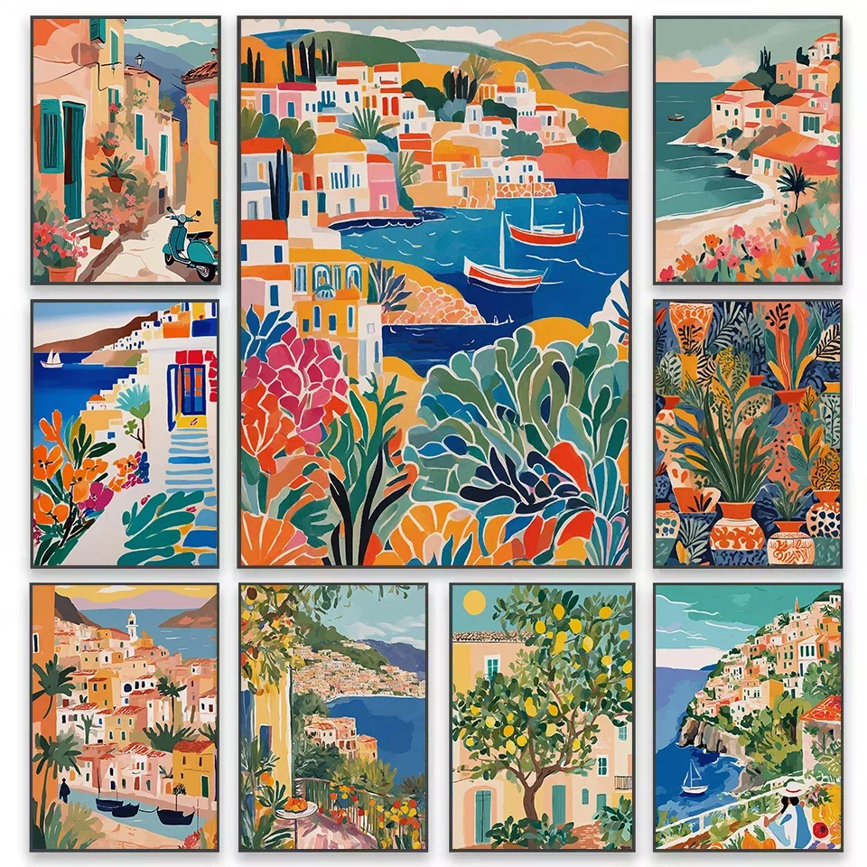 Colorful Mediterran…