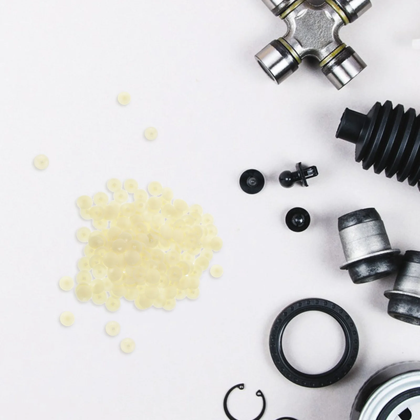 

500Pcs Decorative Screw Caps Plastic Thread Covers for Furniture Cabinet Hole Filler Self-Tapping Fix Shelter Button End Plug