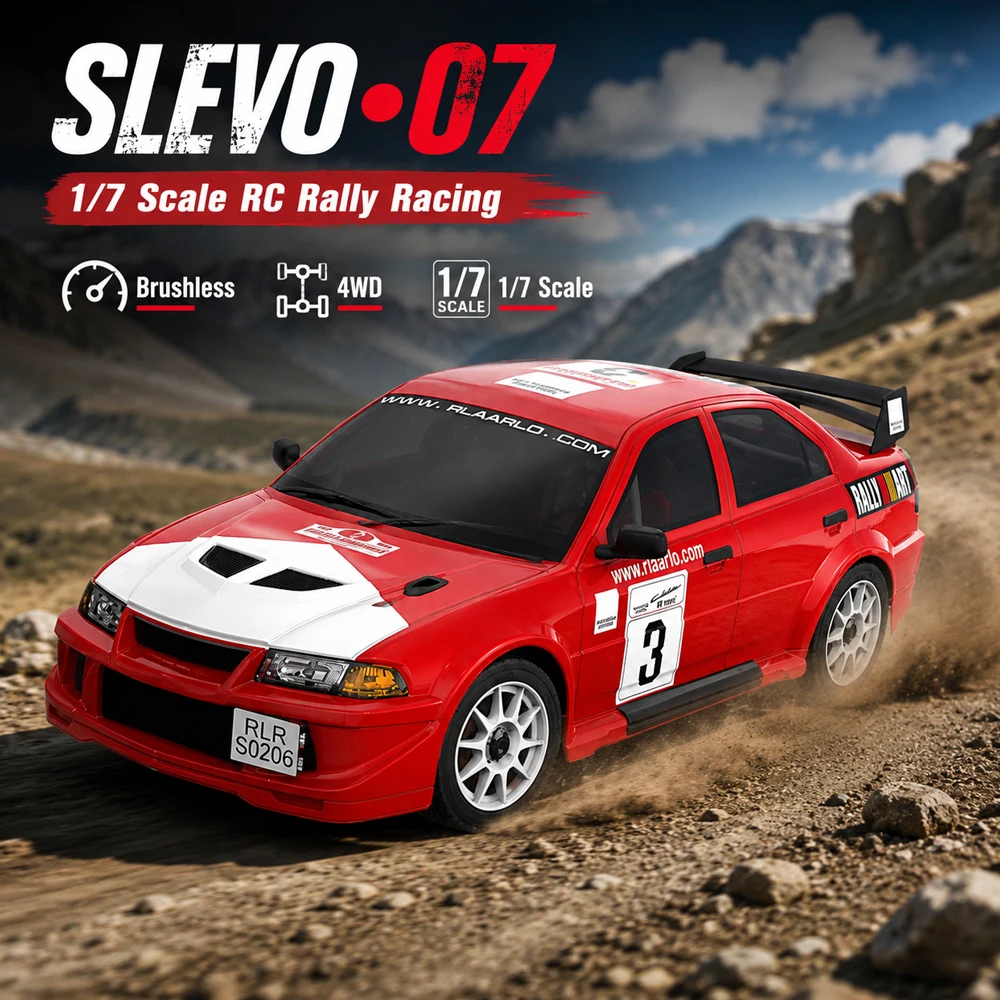 Rc Hobby Off Road - RLAARLO SLEVO-07 Auto RC Rally 4WD