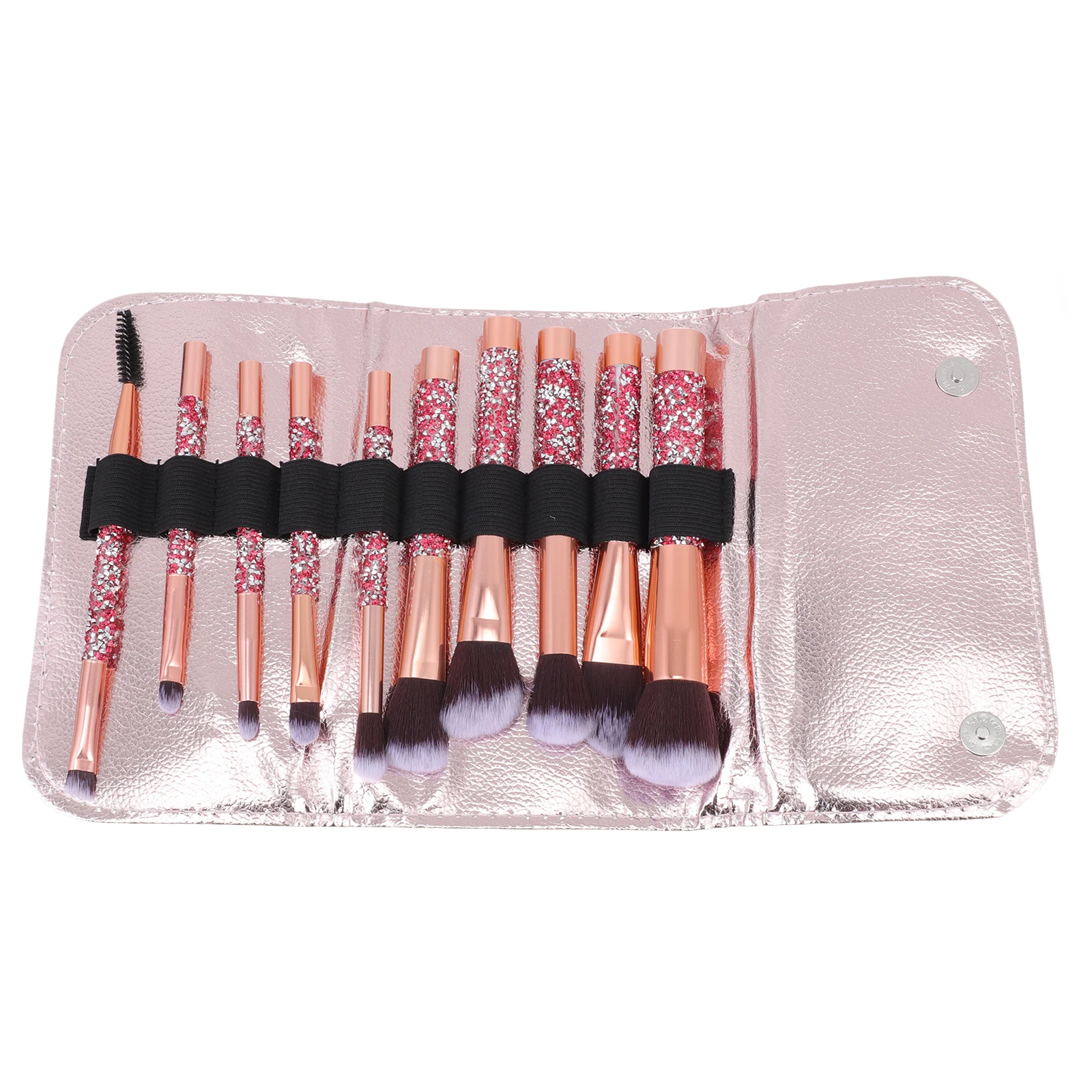 

1set 1Set Set Rhinestone Blush Powder Eyeshadow Brushes For Women Travel Home Blush Brushes Tools