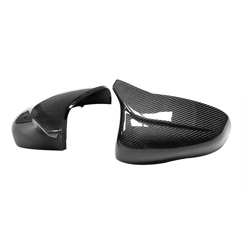 재규어 XF XE XEL XK XJL I-페이스 교체 백미러 커버 캡, M 스타일 탄소 섬유 케이싱 쉘