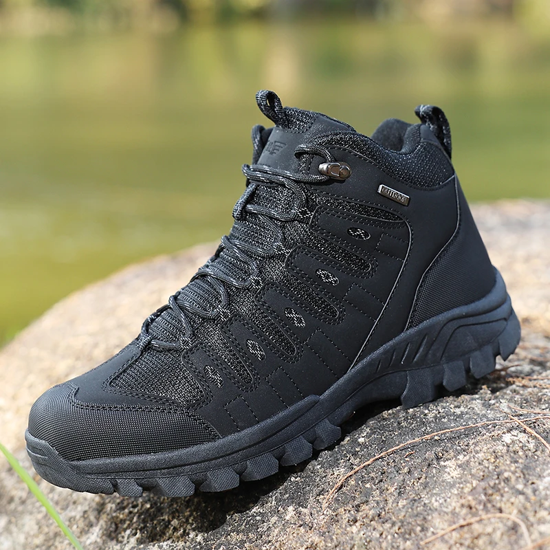 Hot Selling Men's High Mountain Ice Climbing Boots, High Top Hiking Boots, Outdoor Sports Hiking Shoes,