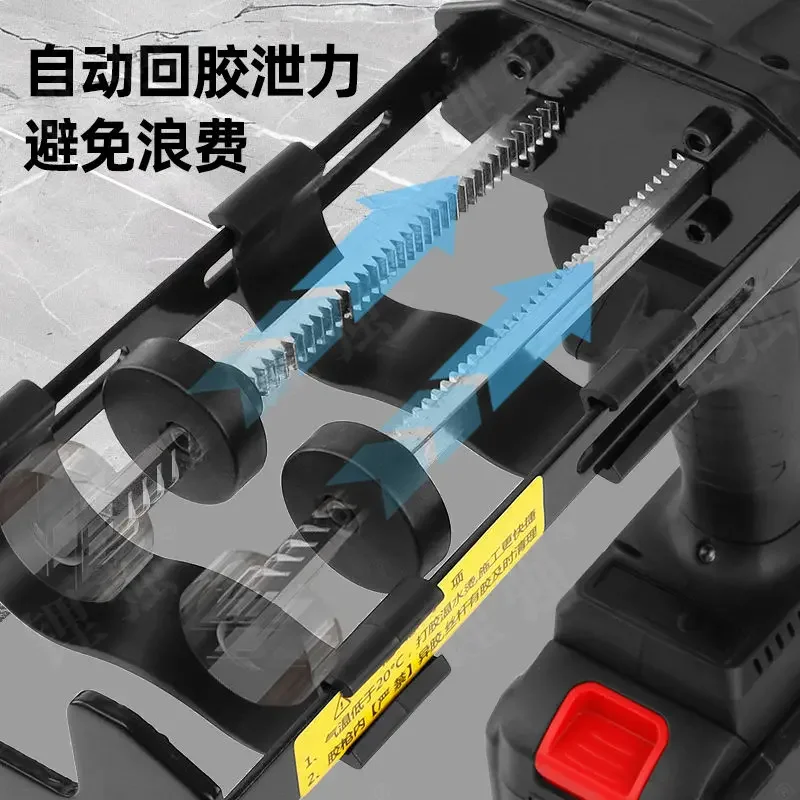 مسدس غراء الخياطة الكهربائي الجديد القابل لإعادة الشحن مزدوج 123654789 #3