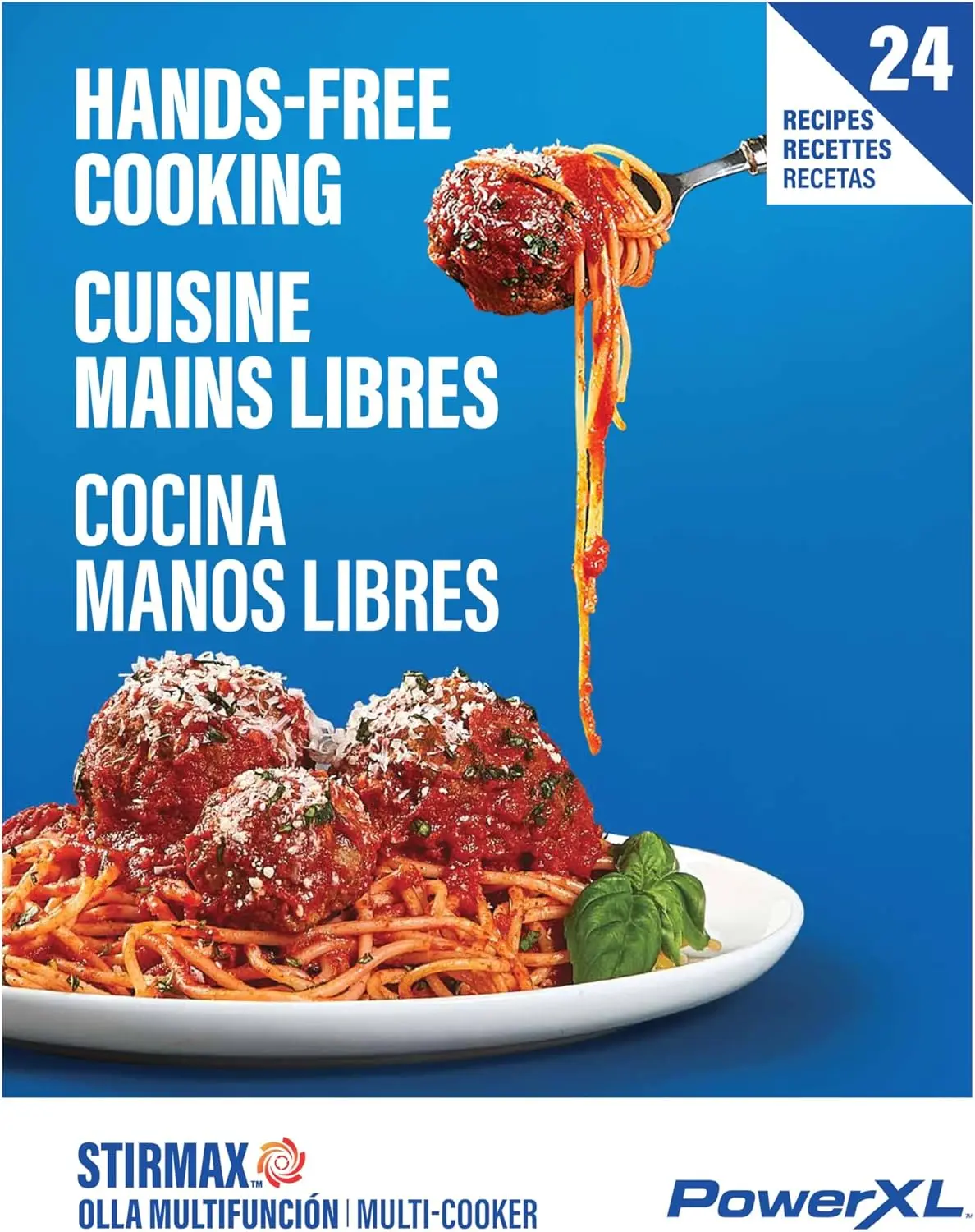 STIRMAX Midnight Blue 7.5 Quart Digital Multi-Cooker with Automatic Paddle to Stir and Shred, 9 in 1 programmable presets to Sau