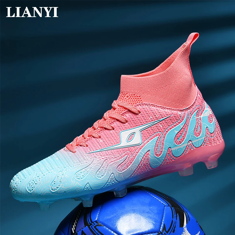 

Футбольные бутсы LIANYI для мужчин, ультралегкие, нескользящие, для тренировок на искусственном газоне, для мини-футбола, парные футбольные бутсы для тренировок