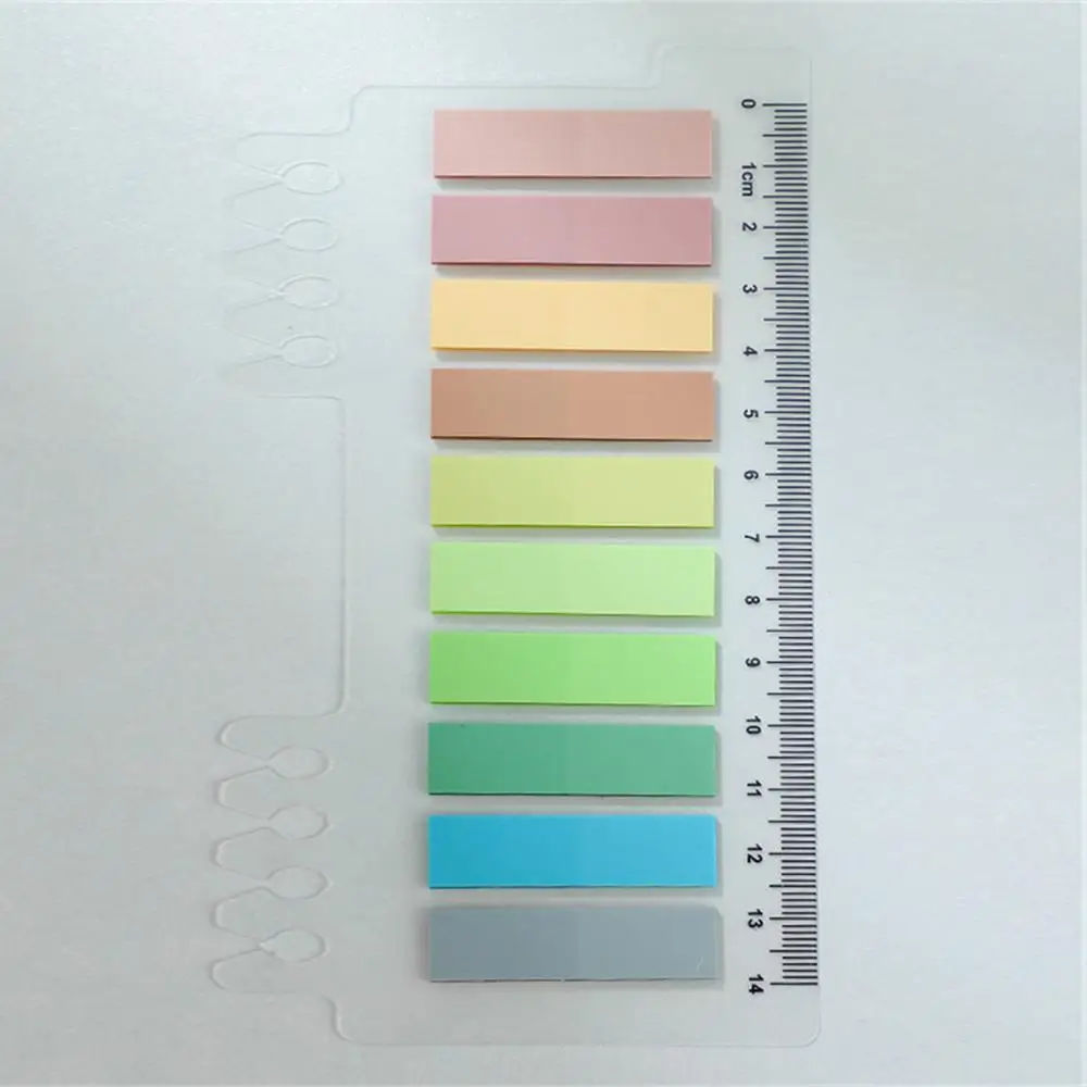 2/4/6PCS Pet Arrow Flags Note Book Label Note Sticker Index Tabs Flags Fluorescent Fine Stationery Supplies