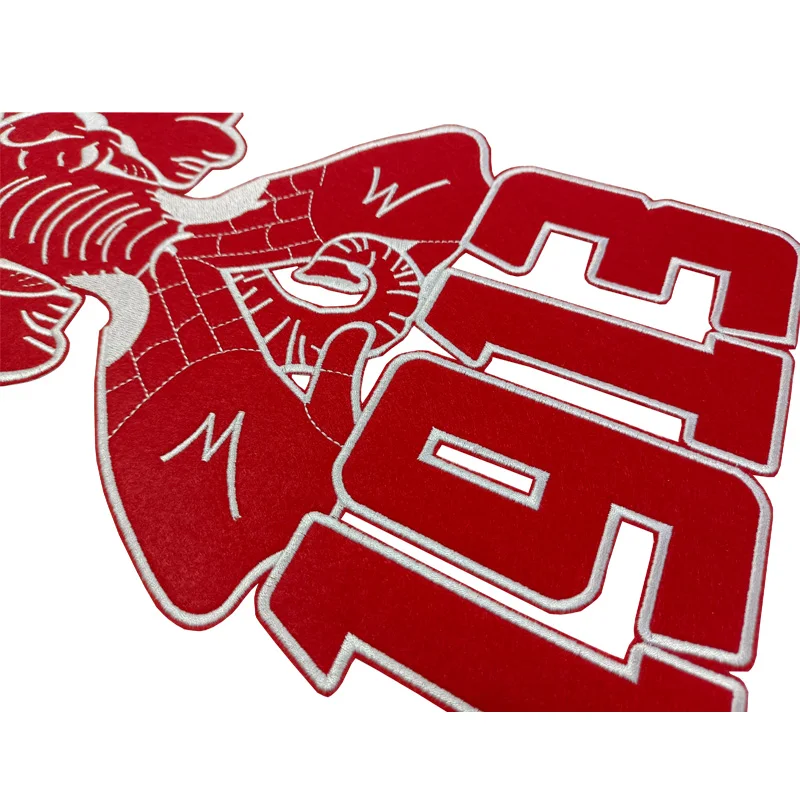 Delta Sigma Theta 1913 DST نادي نسائي ، رقعة مطرزة لإكسسوارات الملابس ، فيل أحمر كبير ، الأحدث
