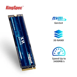 Kingspec-nvme ssdハードドライブ,デスクトップコンピューター,Pcie 3.0ディスク,tlc,1テラバイト,2テラバイト,120GB, 128GB, 240GB