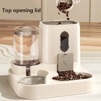 Automatic Automatic Cat Water Feeder Dry Wet Separation Large Capacity Pet Water Dispenser 2-in-1 Detachable Cat Dog Food Bowl