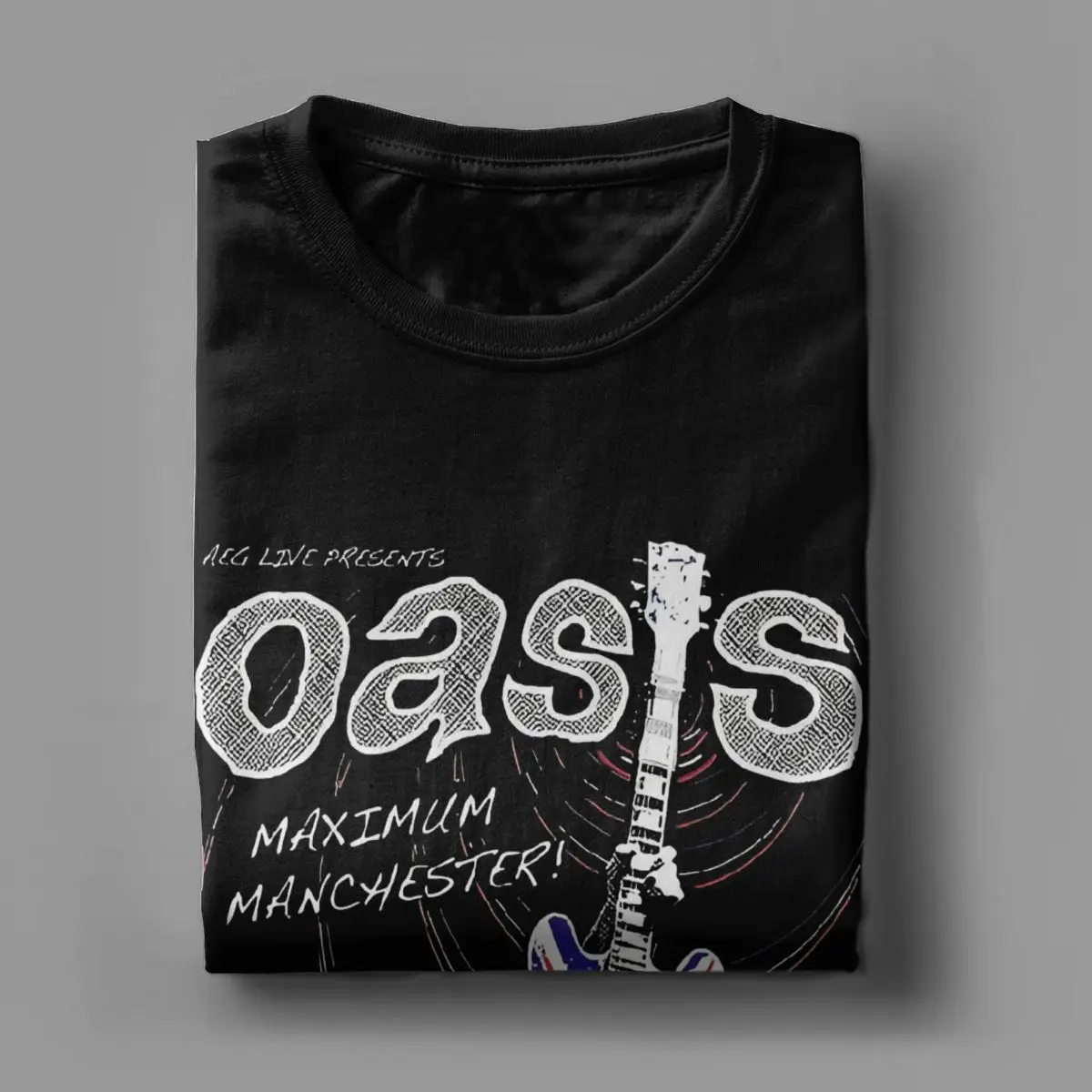 Men O-Oasis Rock 90\'s Band T Shirt British Music Albums Cotton Clothing Casual Short Sleeve Crew Neck Tees Gift Idea T-Shirts