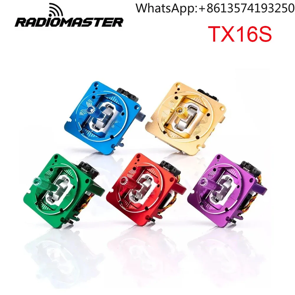 RadioMaster TX16S AG01 Full CNC Throttle and Centering Hall Gimbal For TX16S MKII Series Colorful RC Drone DIY Parts