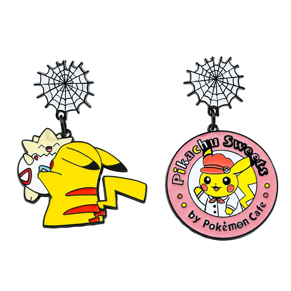 أزياء البوكيمون بيكاتشو المينا التلبيب دبوس الإبداعية الكرتون المعادن بروش ظهره اكسسوارات للأطفال شخصية هدية #6