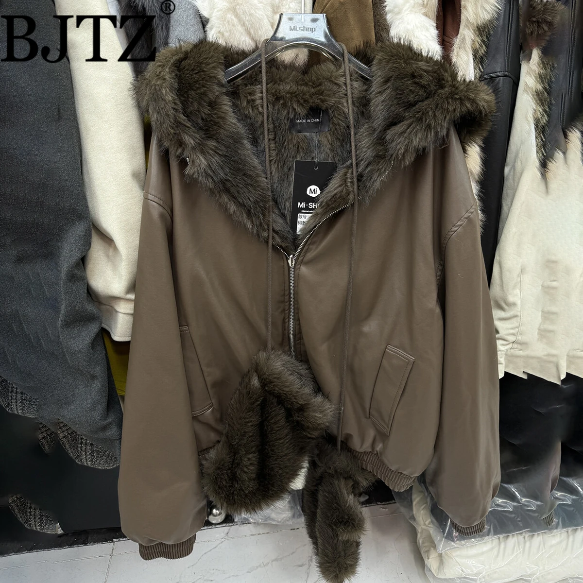 

BJTZ Women’s Reversible Double Faced Coat Warm Windproof With Pockets Chic Casual Cozy Elegant Minimalist Premium Fall 2025