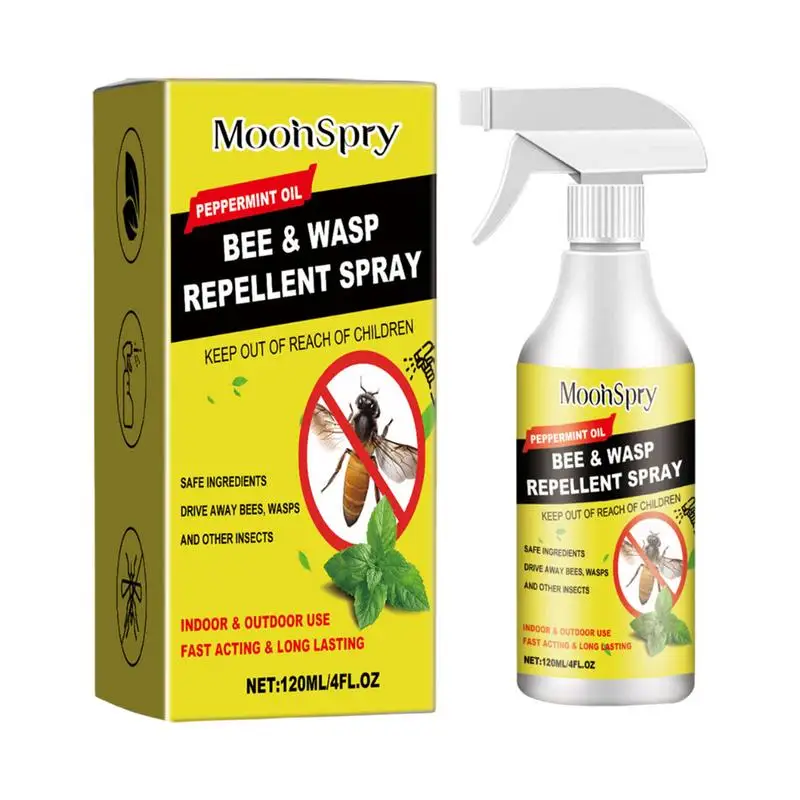 

Wasp Spray Bee Spray 120ml Bee Spray Repellent Bug And Wasps Wasp And Hornet Spray Safe And Harmless Protects Nests Under Eaves