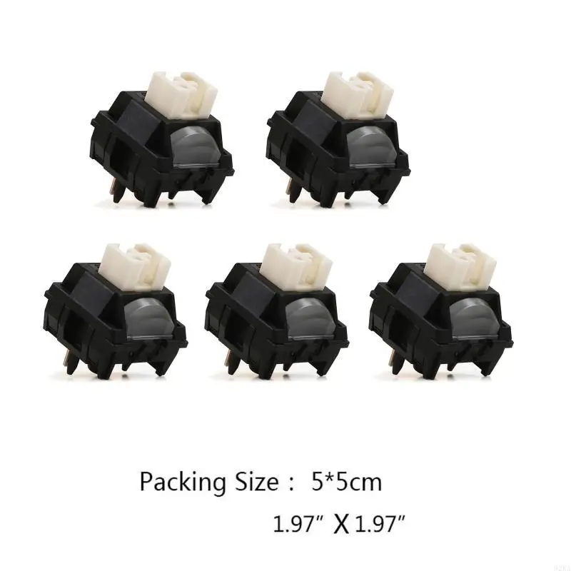 62Ka Glattes linearer TTC Hey Switch für die mechanische Tastaturunterkraft 58G 5pins 5pcs