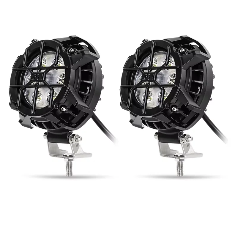 60W 4x4 Offroad Car LED Work Headlight Auto Working Driving Lamp Trucks Pickups Offroad Fog DRL Light Motorcycle Bikes Spotlight