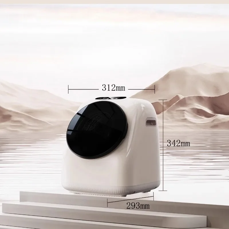220V High Temperature Mini Underwear Washing Machine Mini Automatic Underwear Machine Special Washing Drying Integrated Part