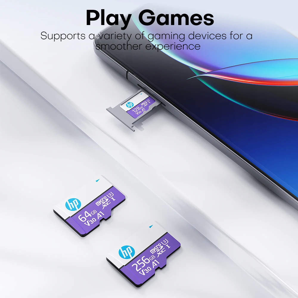 Original HP Speicherkarte 256 GB 128 GB 64 GB TF Micro SD-Karte Klasse 10 UHS-1 Flash-Karte Speicher Microsd für Smartphone PC