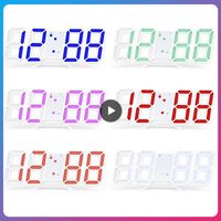 Innovative 3d Convenient Clock High-definition Unique Alarm Eye-catching 3d Clock Must-have Fascinating Stylish Top-rated Trendy