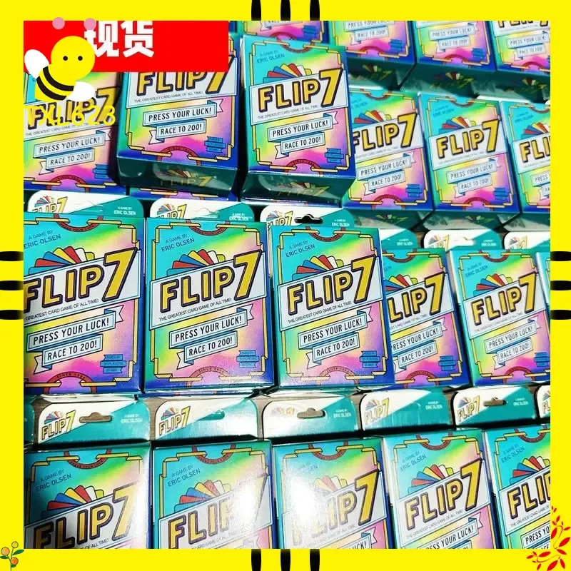 Карточная игра Flip 7 Vol.1 & Vol.2 Веселая настольная игра для семейных встреч и сборных зданий, экшн-игрушечные фигурки, коллекционные карты