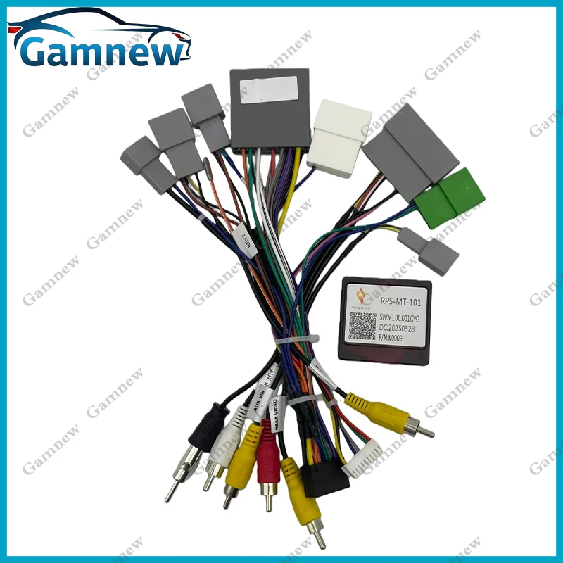 Car 16PIN Android Wire Harness Adapter Canbus Box Decoder For Mitsubishi Pajero Outlander DELICA D5 2006+