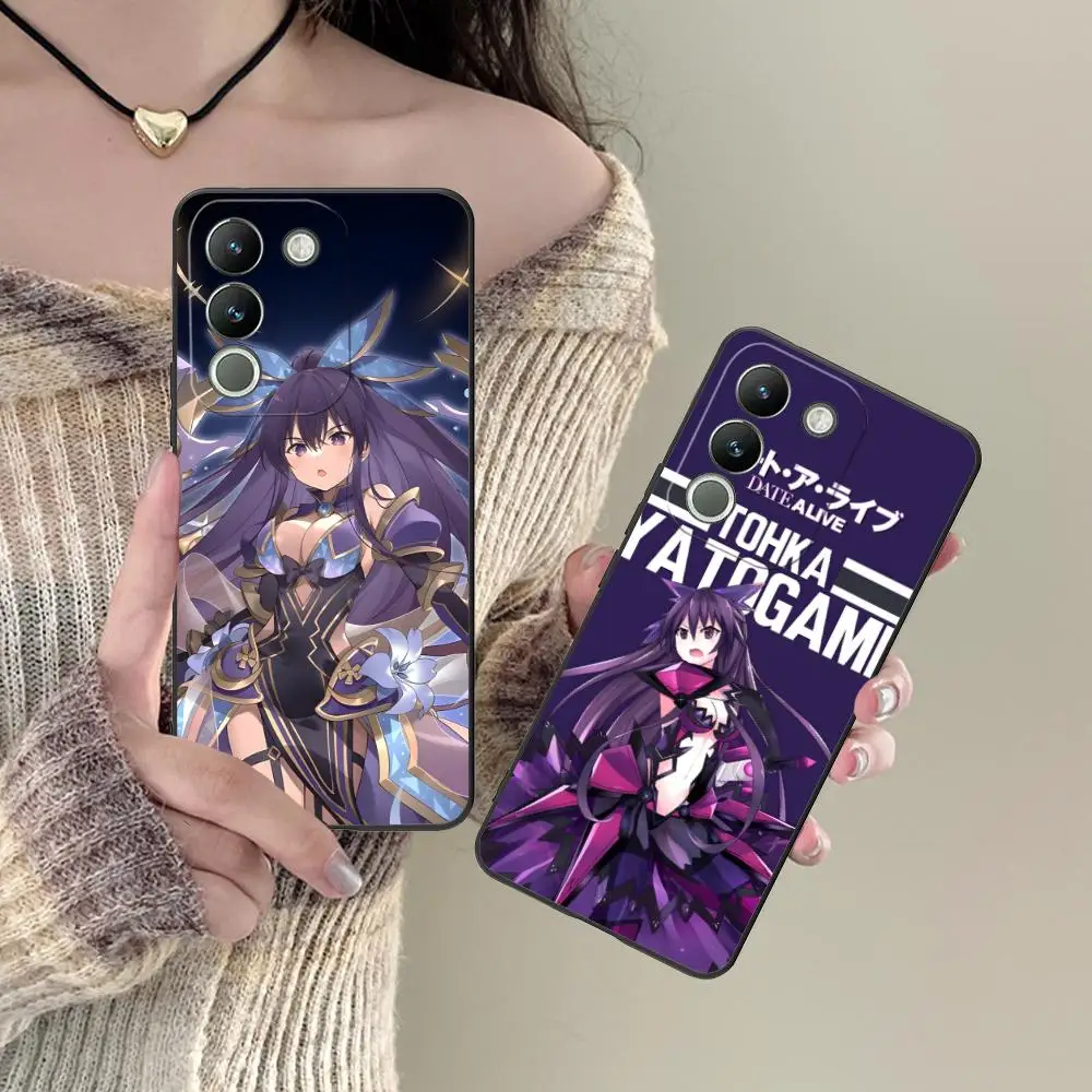 

Date a Live Tohka Yatogami Phone Case for VIVO Y77 76 75 74 73 72 58 56 55 51 50 38 36 Y19 Y18 Y03 Y01 5G Printing Cover