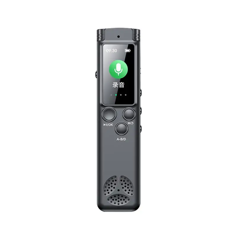 

Audio Recording Device Password-Protected Voice Recorders Noise Reduction Dual Microphones HD Quality Dictaphone For Journalists