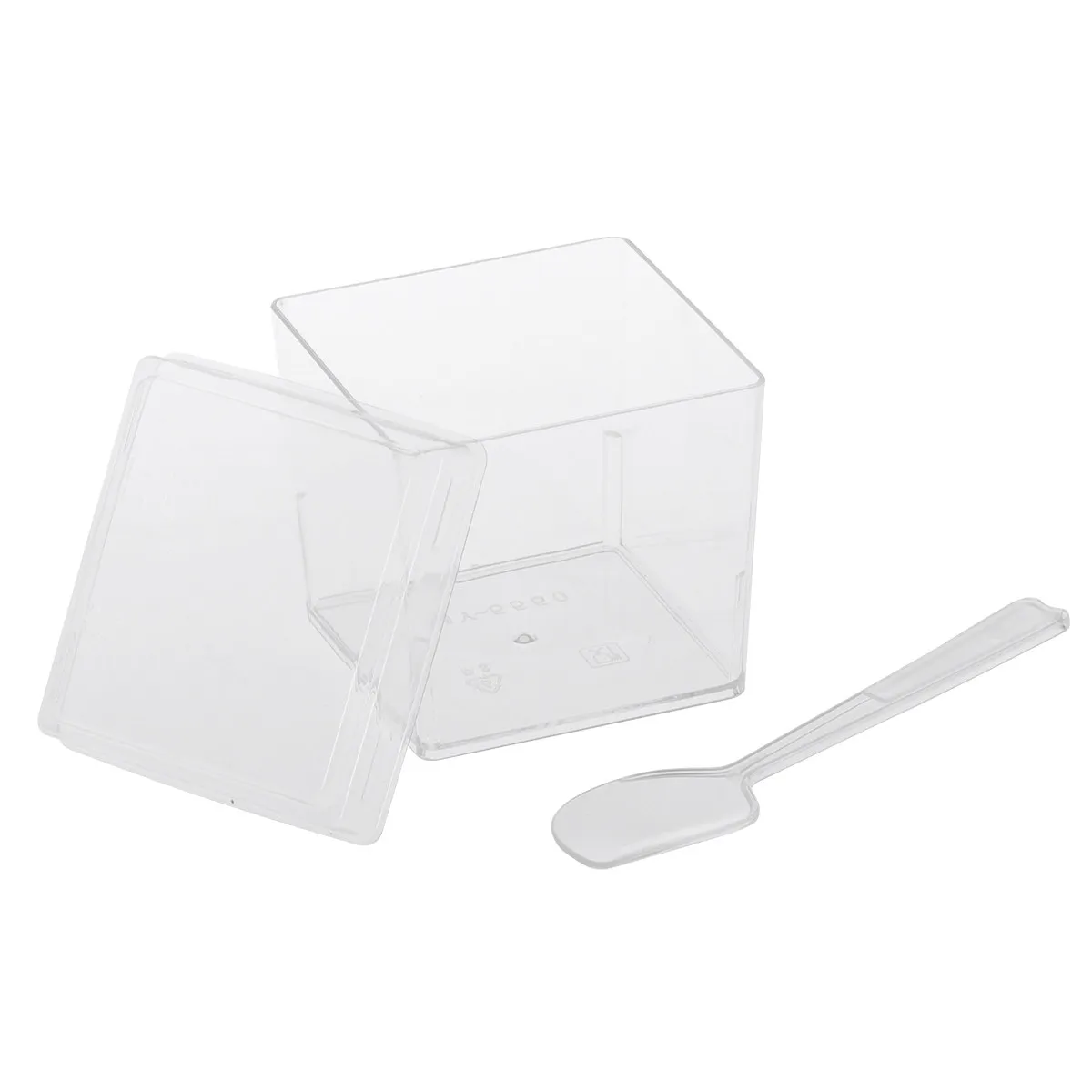 

10Sets Jelly Cups Mini Dessert Bowls Elegant Clear Plastic Tasting Glasses Ideal for Parties Weddings Bbqs Catering Supplies