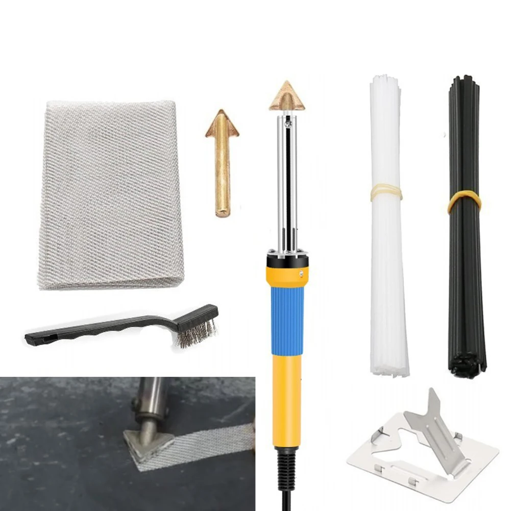 Set Listrik Kawat Las Plastik Besi Solder 110V 80W Perbaikan Papan Sirkuit Daya Tinggi Konduktivitas Termal Unggul