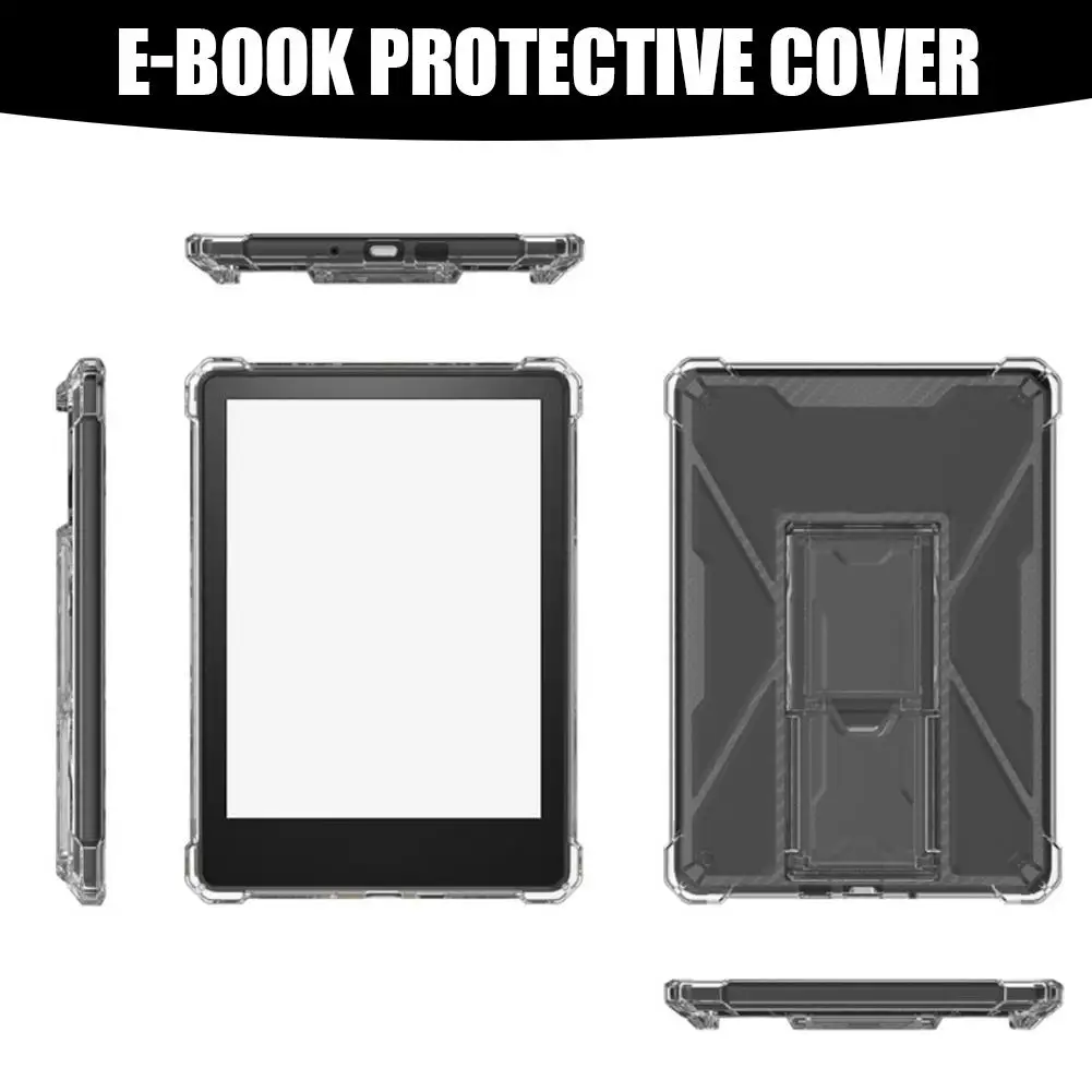 FOR Kindle Paper White 2024 The 12th-generation Case Is A Drop-proof Transparent Tape Holder FOR E-book Protective Cover H4C5