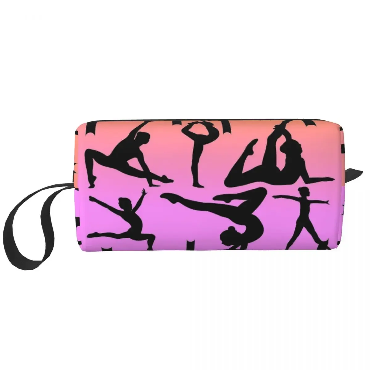 Gymnastics Shadows Training Makeup Bag Pouch Cosmetic Bag Men Women Toiletry Bags Storage Pouch Bag