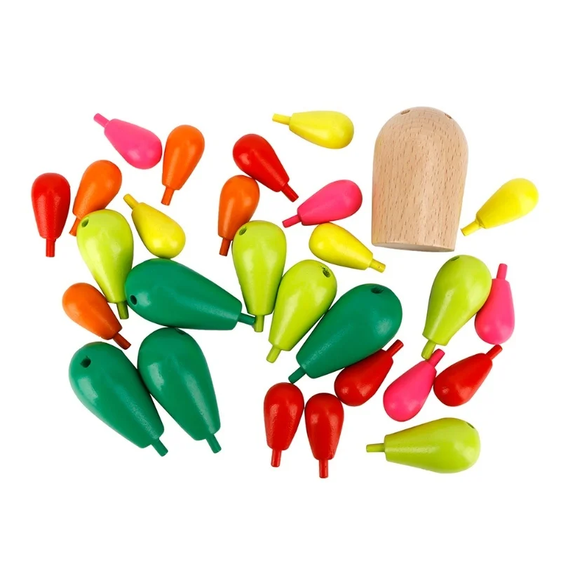 Houten kinderpuzzel Balancerende cactusspeelgoed Gemonteerde bouwstenen