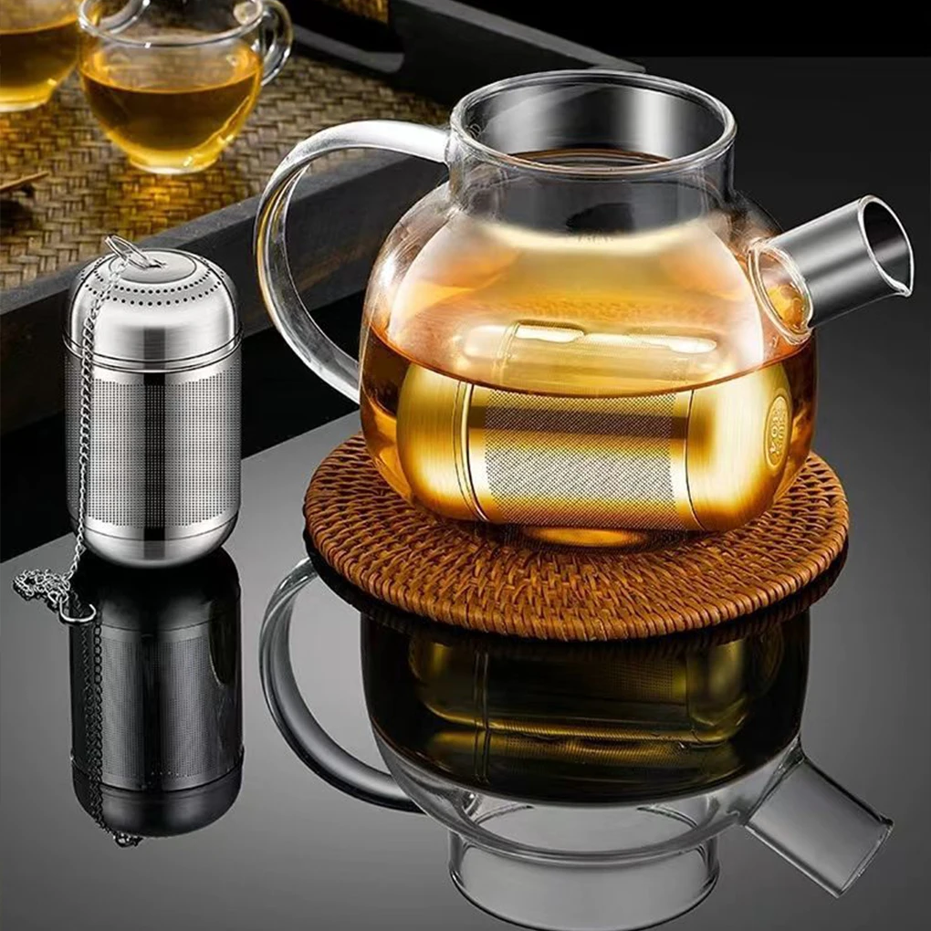 Stainless Steel Tea Infuser Tea Leaves Diffuser Spice Seasoning Ball Strainer Teapot Fine Mesh Coffee Filter Kitchen Accessories