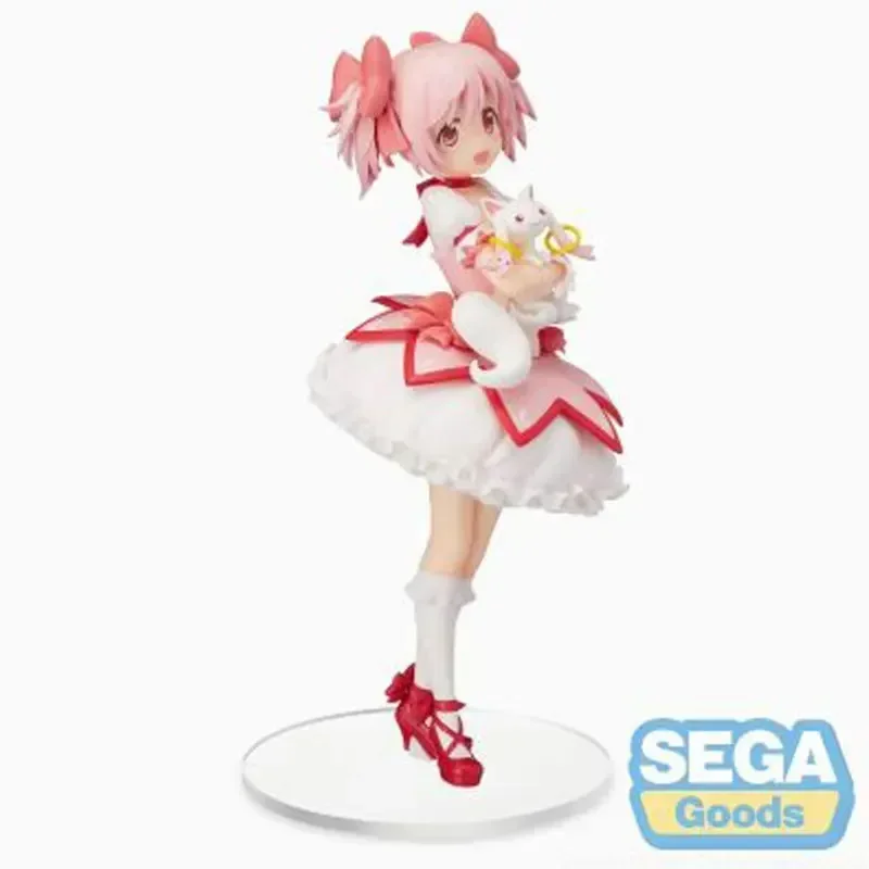 Original Genuine Sega Kaname Madoka Tamaki Iroha Anime Action Pvc Figure Model Doll Toy Figurine Collectiable Ornament Gift Kids