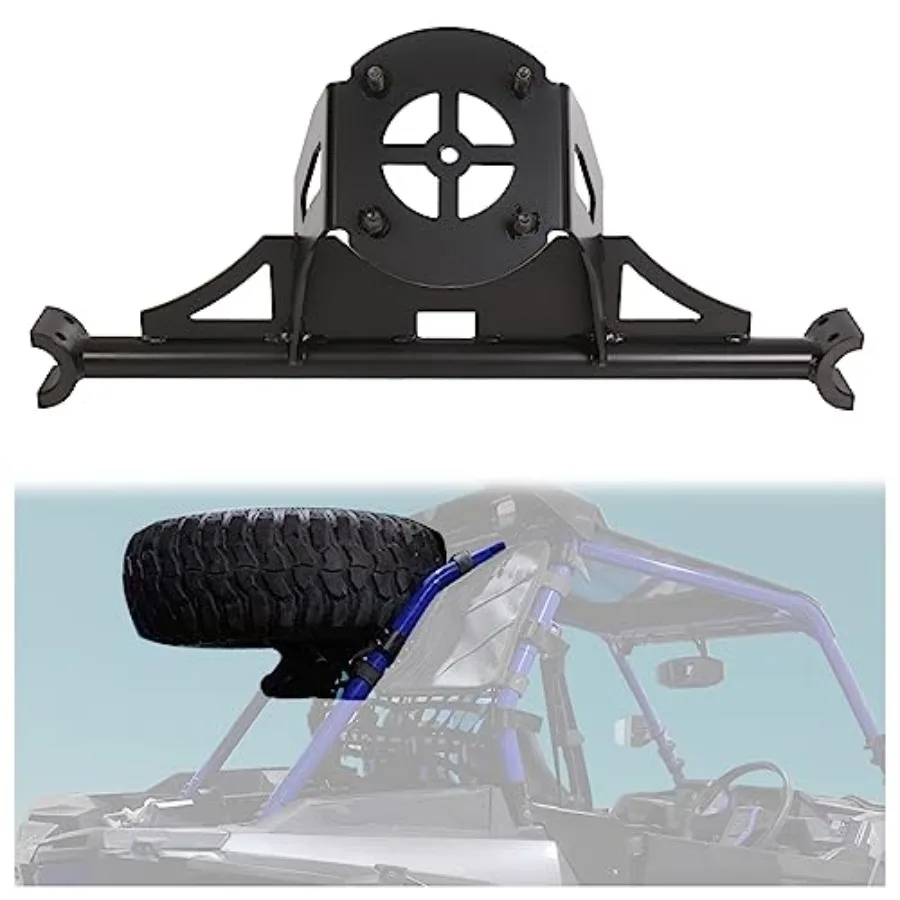 Tire Carrier Rack for Polaris RZR XP 1000 Turbo XP 4 1000 2014-2023,Heavy Duty Steel, Black, Supports Up to 30 Tire