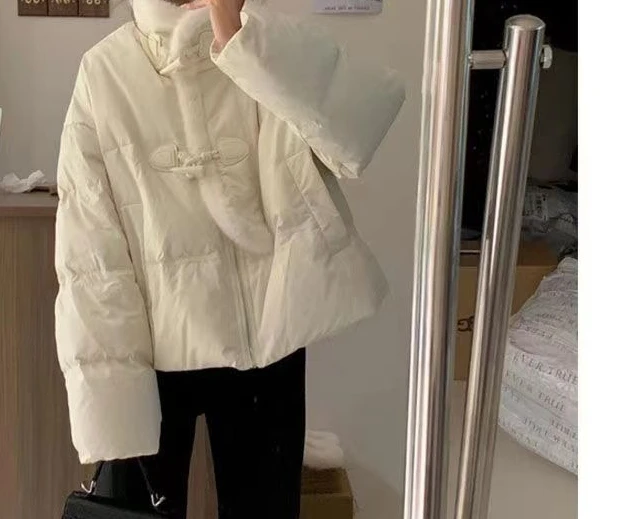 تنوعا معطف القطن القصير الخبز القطن معطف الشتاء نمط جديد فضفاض سميكة الدافئة بلون سترة قطن