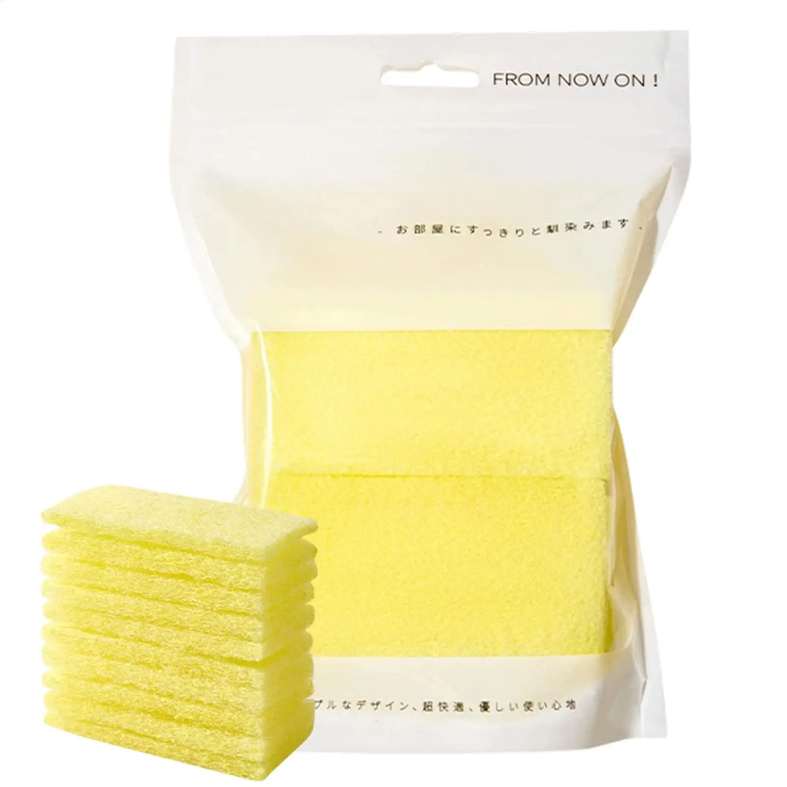 Scrub Pads 10 Pieces Kitchen Scouring Cleaning Scrubber Shower Limescale Scrub Pads For Home Bathroom Sink Kettle Shower Glass