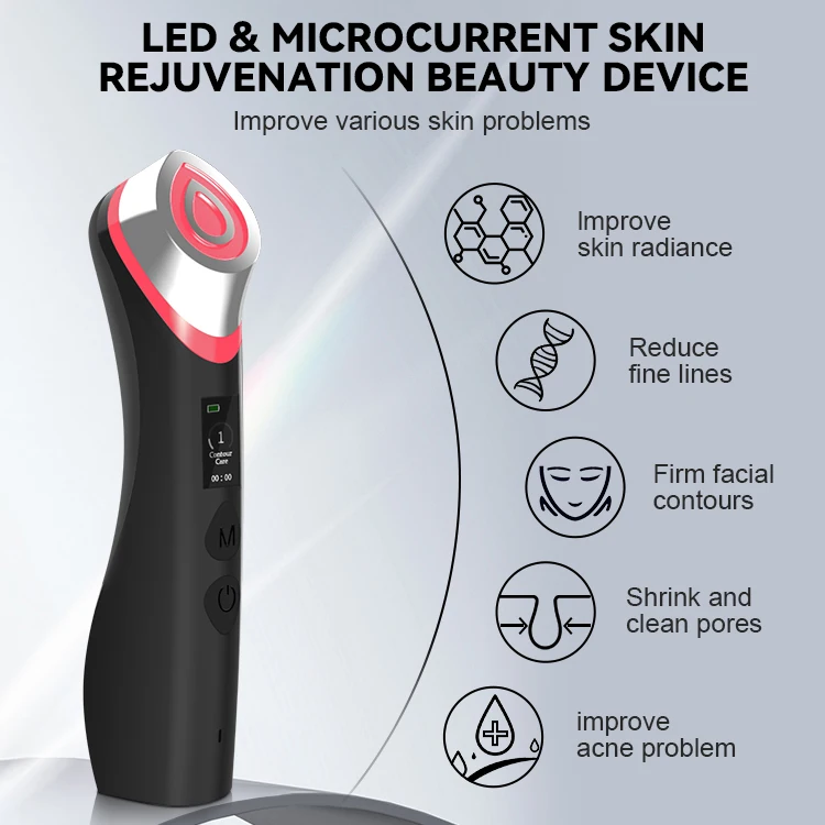 

Glass Glow Booster Facial Neck Skin Lifting and Firming Anti-Wrinkle Anti-Puffiness Device for Skin Rejuvenation