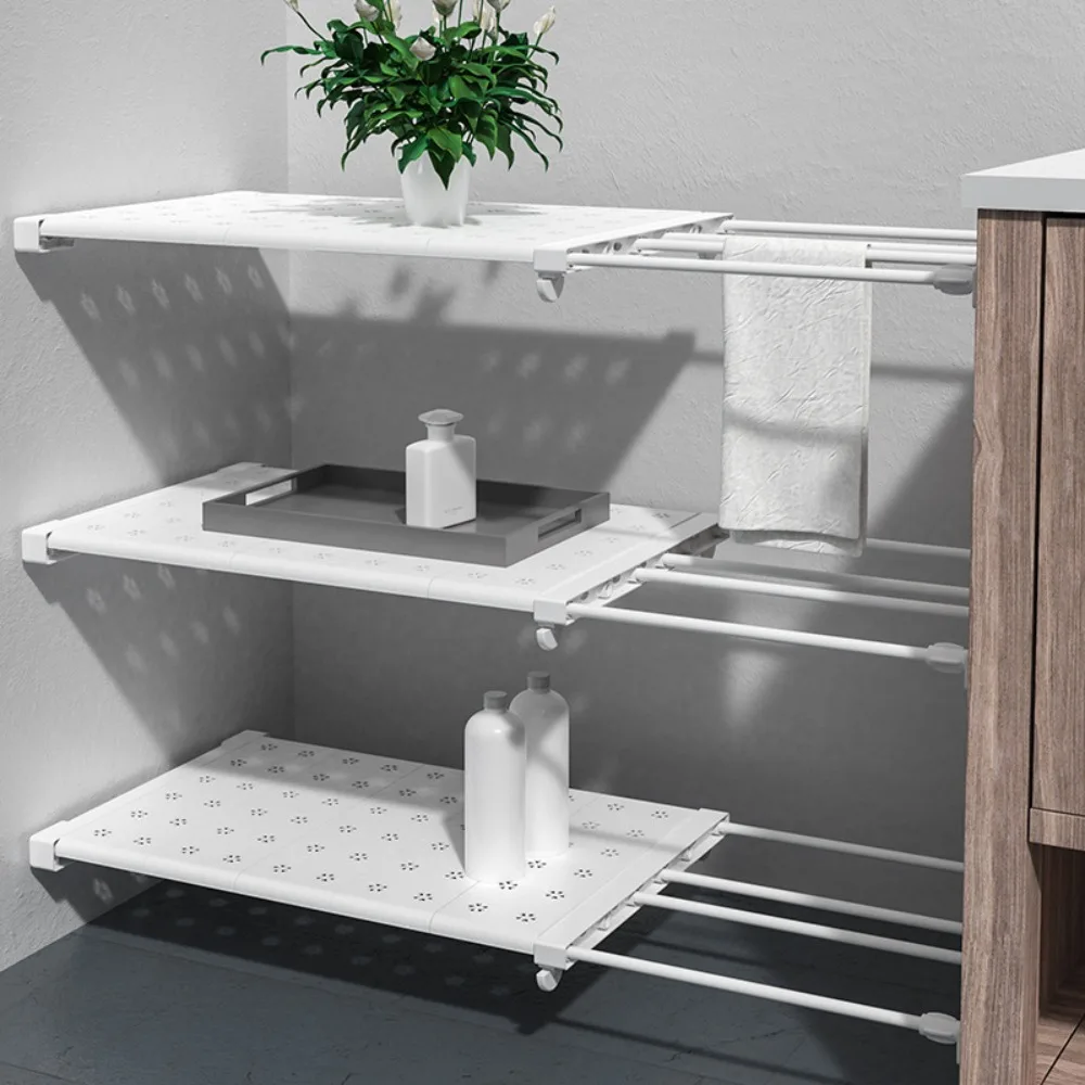 Cucina bagno supporti telescopici mensola armadio estensibile mensola armadio fai da te divisorio per armadio strumento cucina bagno Rack