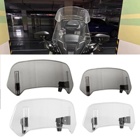 For Honda XL 650 600 700 1000 125V Transalp Varadero XRV750 Motorcycle Windshield Extension Spoiler Windscreen Air Deflector
