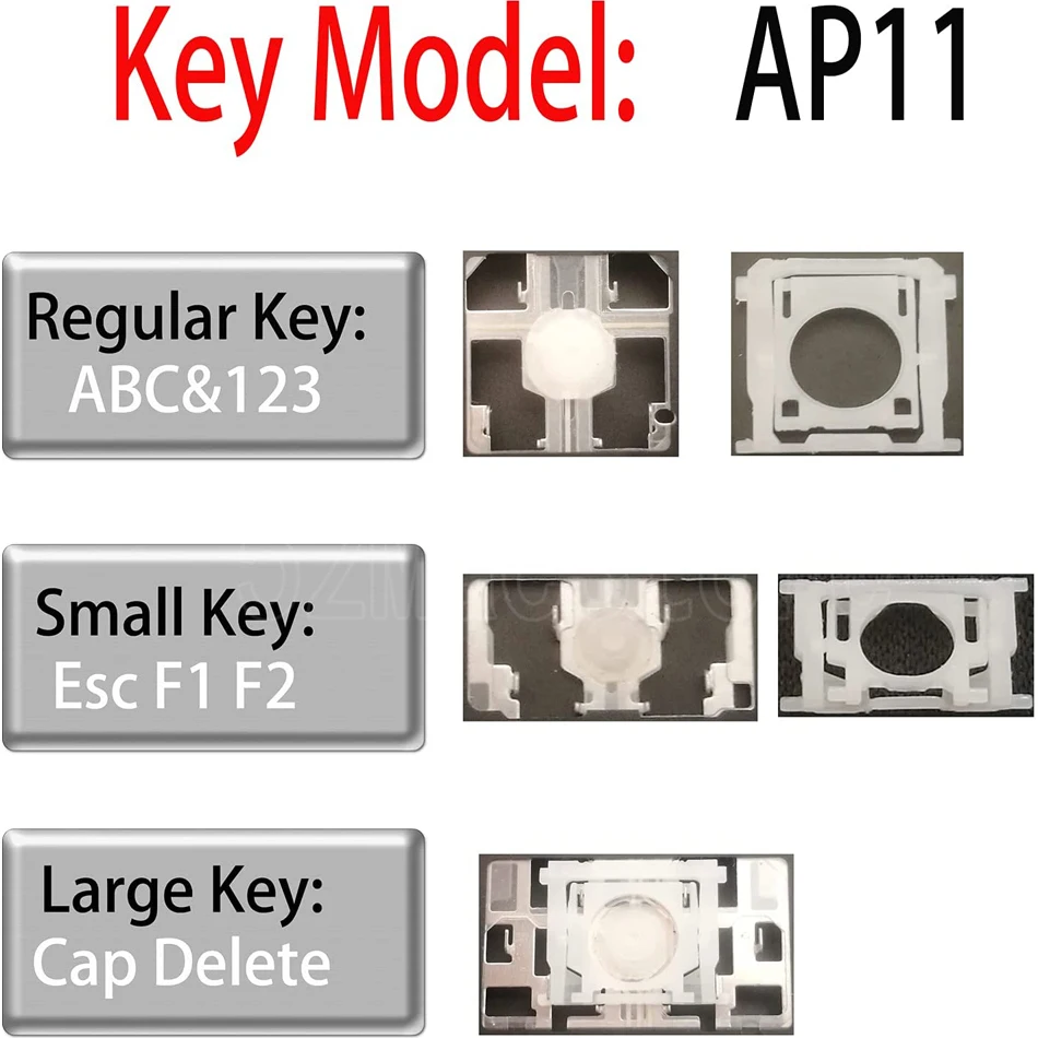 Replacement AP11 Type Keycaps Keys and Hinge for MacBook Pro A1425 A1502 A1398 A1369 A1466 A1370 A1465 2010-2015