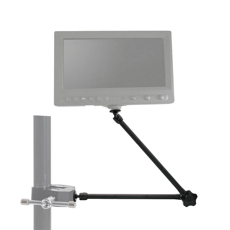 Bras Magique pour Caméra Articulée, 20 Pouces, pour Moniteur LCD, Micro Flash, Support d'Éclairage, Pièces de Phgraphie