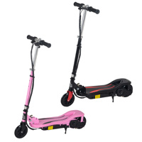 HOMCOM 82-93 cm adjustable 7-14 years old kids folding electric scooter