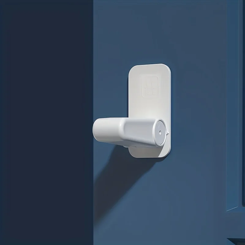 No Drill Adhesive Door Handle Safety Lock Simple Design Self Adhesive Protective Door Handle Lock for Home Safety