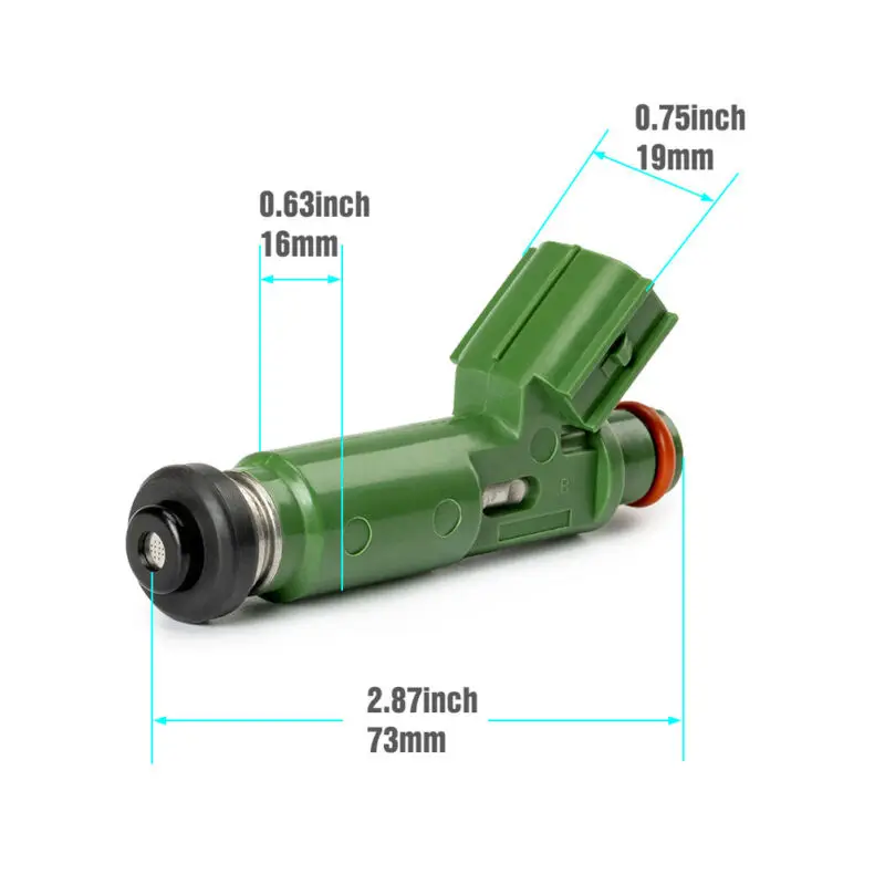 ​ 자동차 액세서리 4x 연료 인젝터 2325022040 94859505   시보레 도요타 코롤라 매트릭스 MR2 2000 2001 2002-2006 용 FJ415 M548